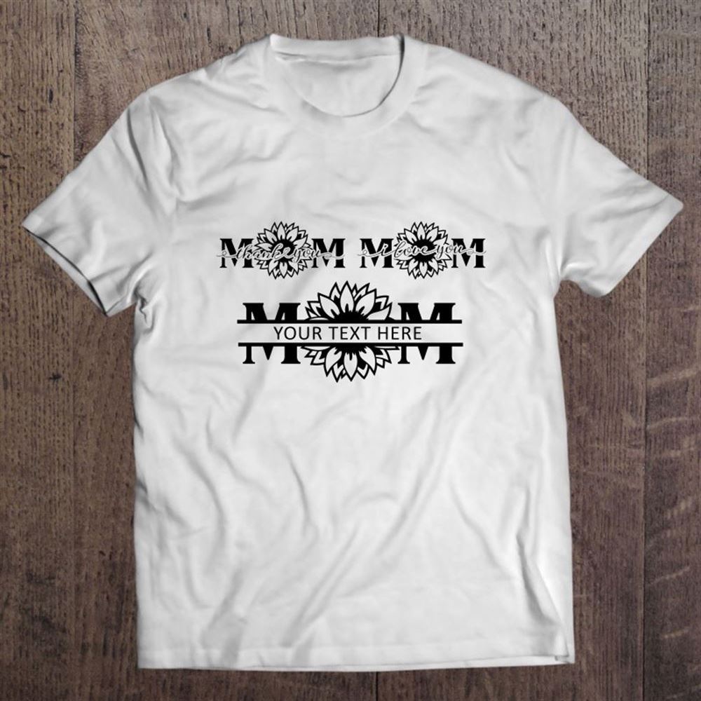 Cute Mom Mother's Day Black - White Flower T Shirt, Mother's Day Shirt, Shirt For Mom, Mom Shirt