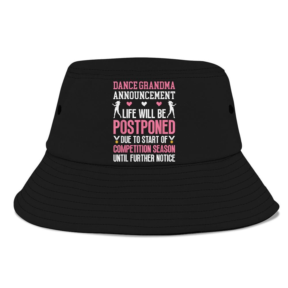 Dance Grandma Announcement Grandma Of A Dancer Grandmother Bucket Hat, Mother's Day Bucker Hat, Mother's Day Gift, Women's Sun Hats