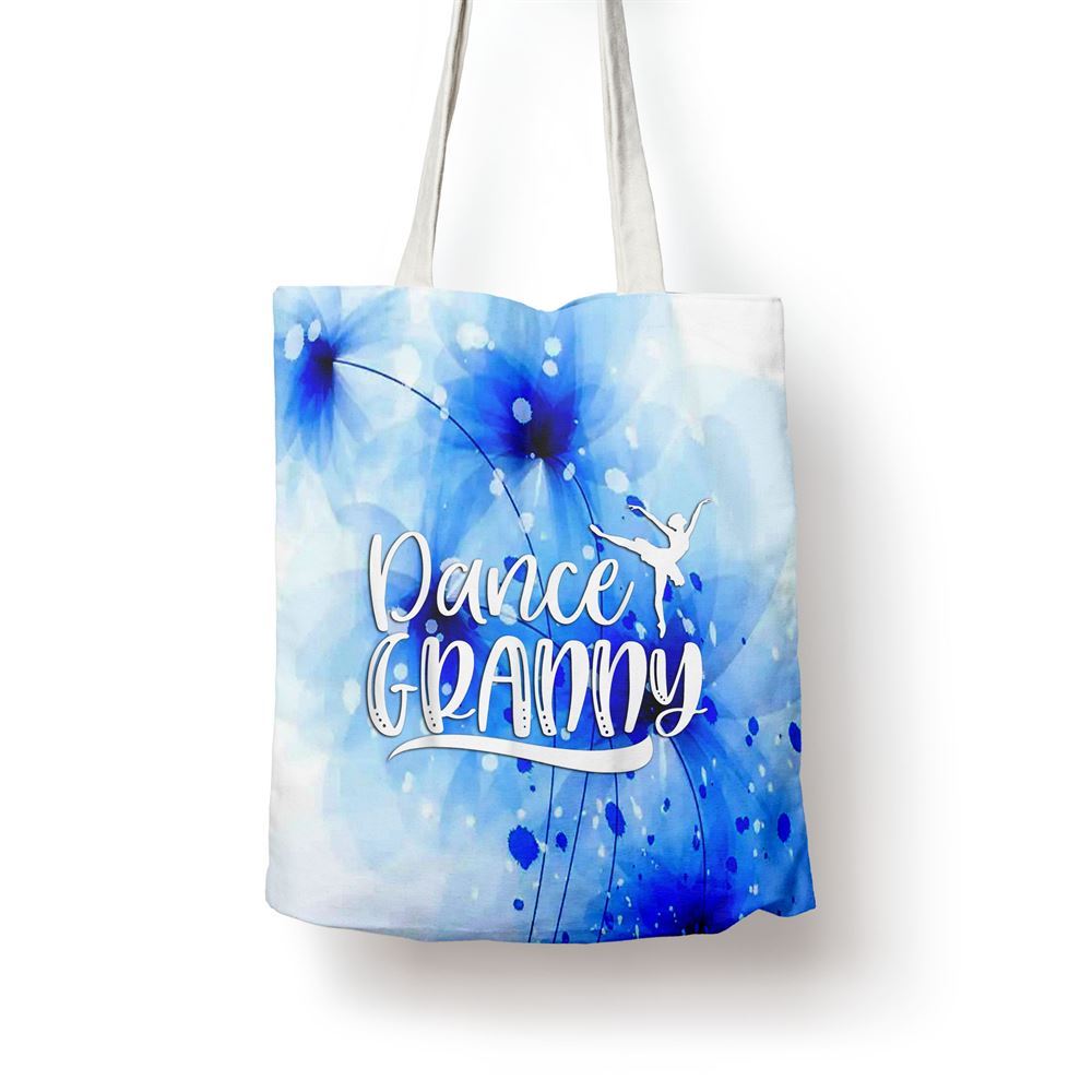Dance Granny Ballet Dancing Granny Mothers Day Tote Bag, Women Tote Bag, Canvas Tote Bag, Printed Tote Bag