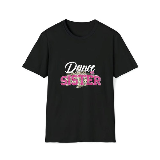 Dance Sister Leopard Funny Dancing Sister Mother's Day Premium T Shirt, Mother's Day Premium T Shirt, Mother's Day Gift, Mom Shirt