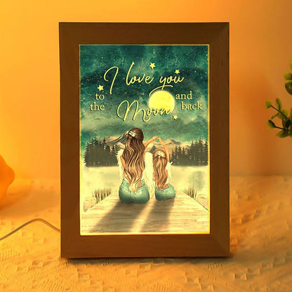 Daughter And Mom Frame Lamp, Mother's Day Night Light, Best Mom Ever, Gift For Mom