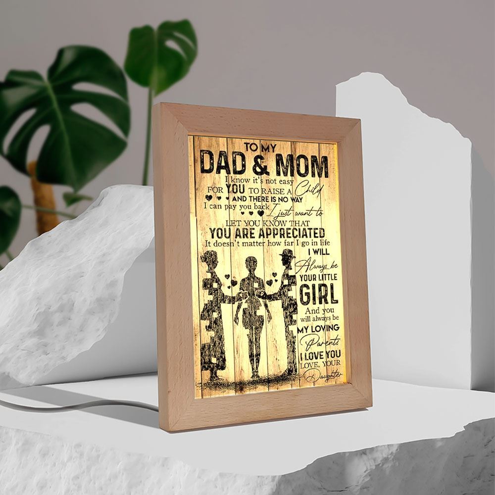 Daughter To Mom And Dad, Mother's Day Night Light, Best Mom Ever, Gift For Mom