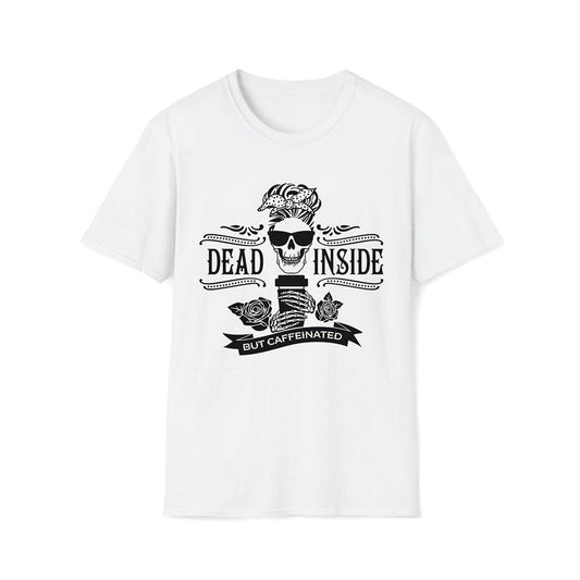 Dead Inside But Caffeinated Premium T Shirt, Mother's Day Premium T Shirt, Mom Shirt