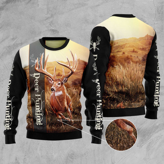 Deer Hunting Ugly Christmas Sweater, Funny Xmas Sweater, Sweater Xmas