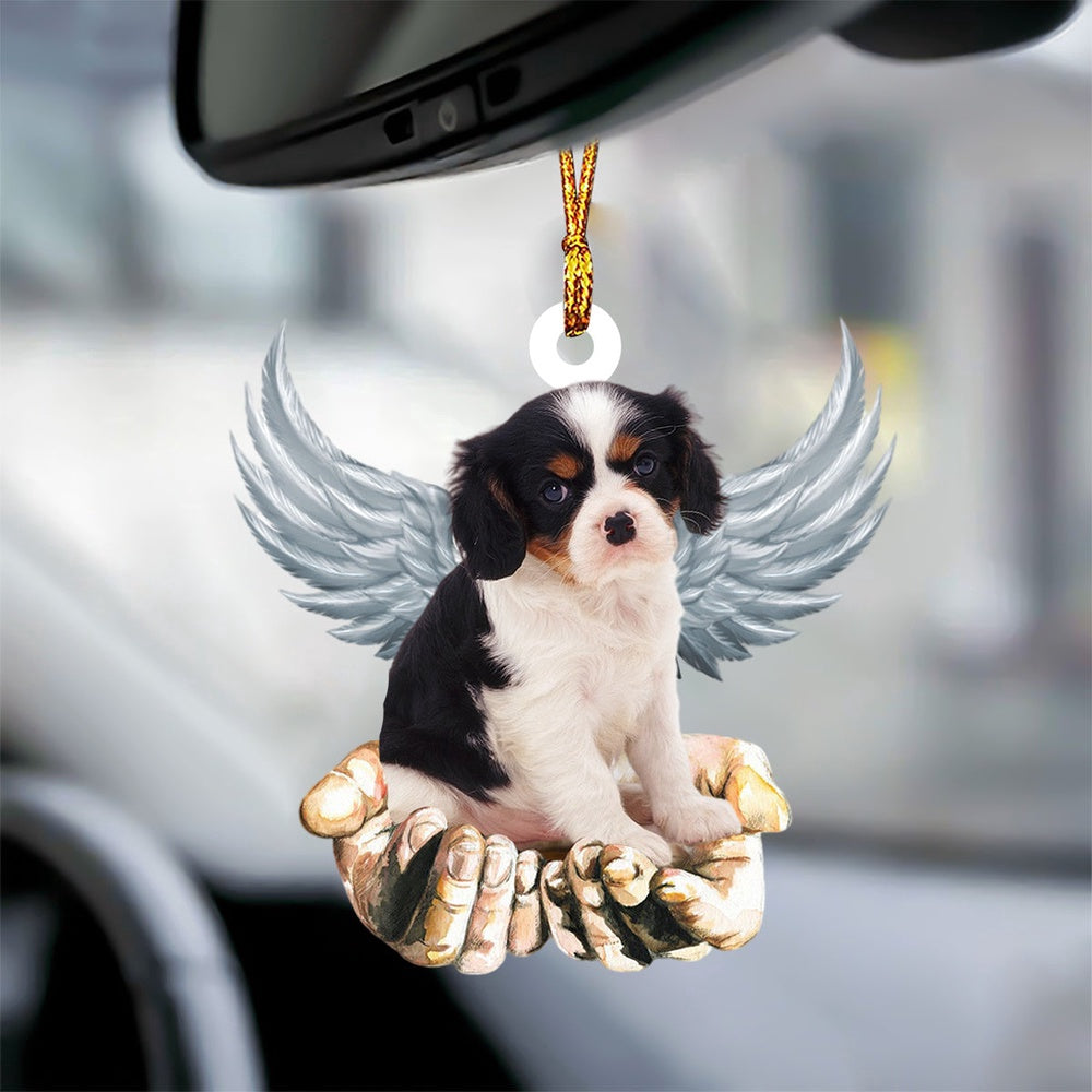 Dog Christmas Ornament, Cavalier King Charles Spaniel Angel Dog Memorial Ornament, Pet Christmas Ornaments