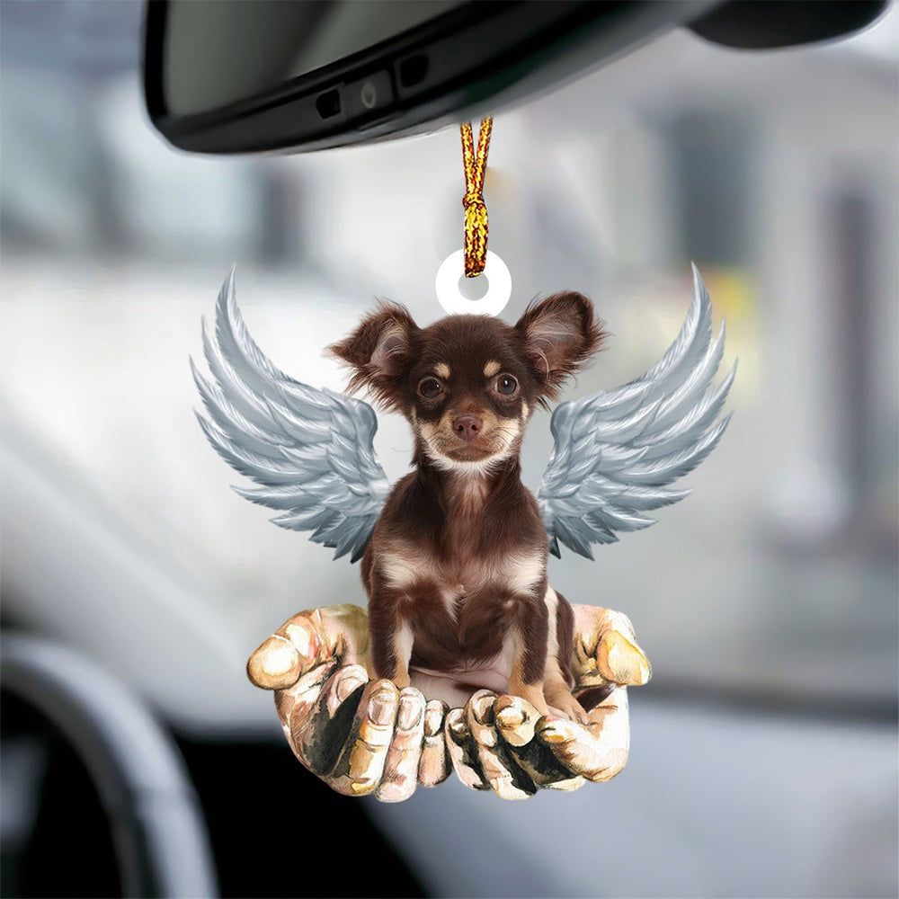 Dog Christmas Ornament, Chihuahua Angel Dog Memorial Ornament, Pet Christmas Ornaments