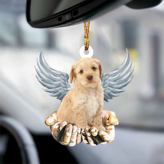 Dog Christmas Ornament, Cockapoo Angel Dog Memorial Ornament, Pet Christmas Ornaments
