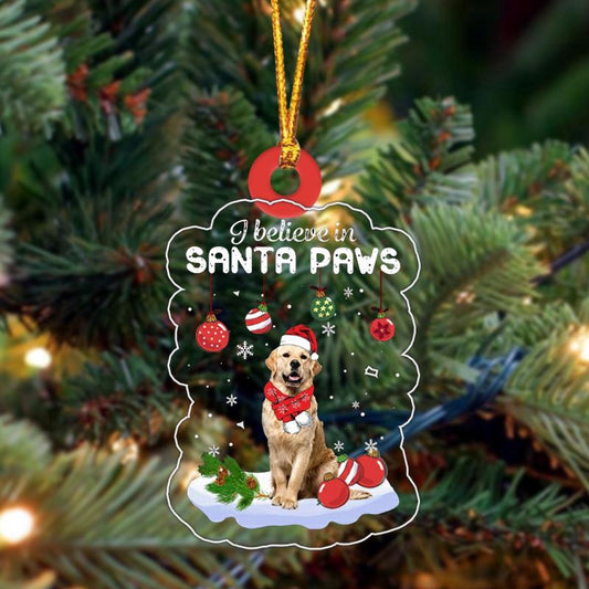 Dog Christmas Ornament, Golden Retriever 1 Christmas Ornament, Pet Christmas Ornaments