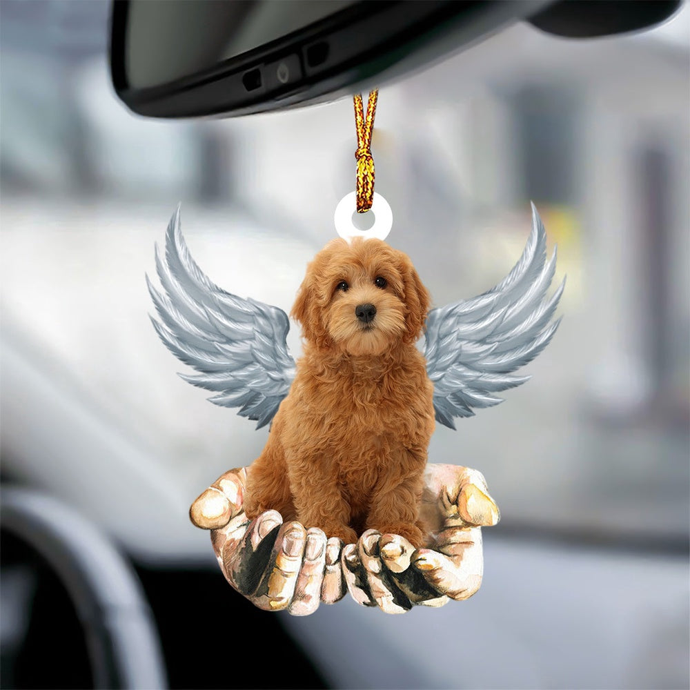 Dog Christmas Ornament, Goldendoodle Angel Dog Memorial Ornament, Pet Christmas Ornaments