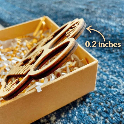 Dog Christmas Ornament, Happy Christmas With Fur Babies Personalized Paw Ornament, Pet Christmas Ornaments