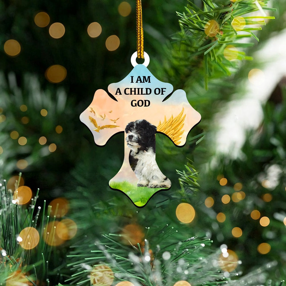 Dog Christmas Ornament, Havanese Child Of God Ornament, Pet Christmas Ornaments