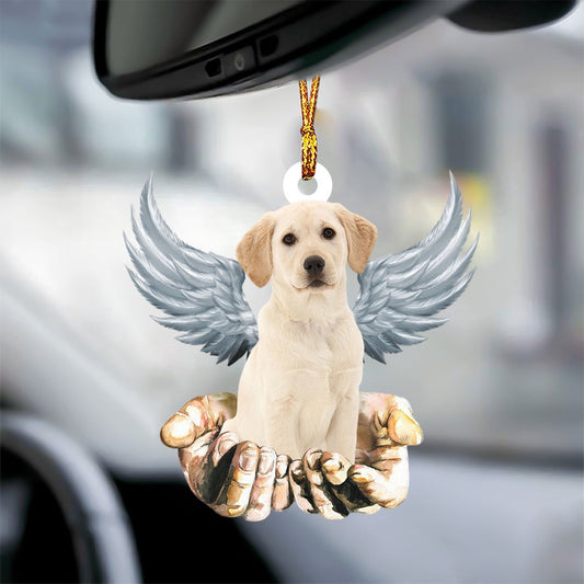 Dog Christmas Ornament, Labrador Retriever Angel Dog Memorial Ornament, Pet Christmas Ornaments
