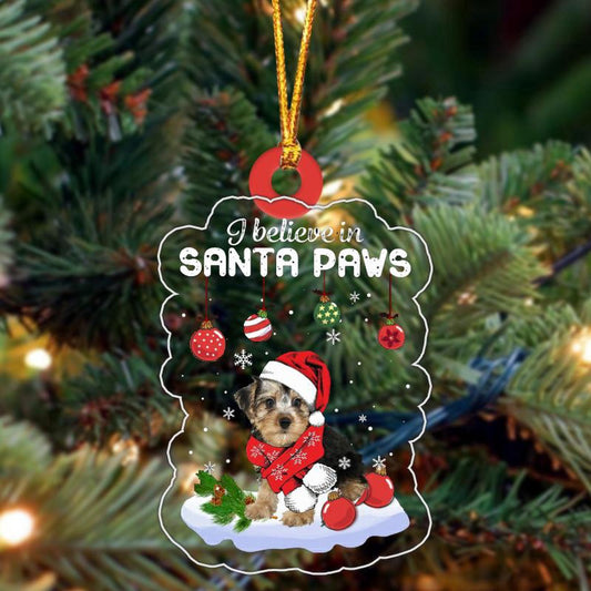 Dog Christmas Ornament, Morkie Christmas Ornament, Pet Christmas Ornaments