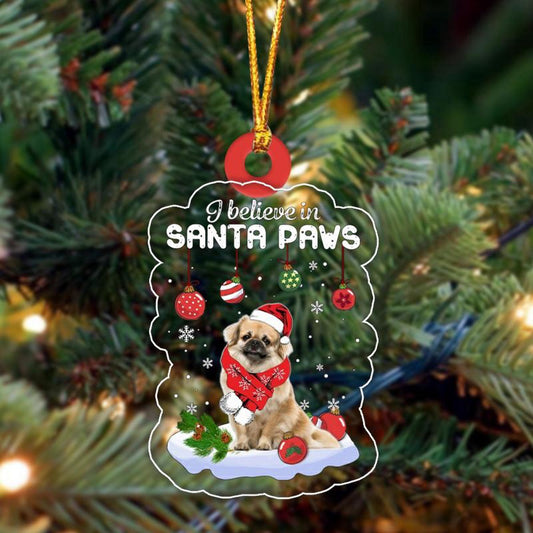 Dog Christmas Ornament, Tibetan Spaniel Christmas Ornament, Pet Christmas Ornaments