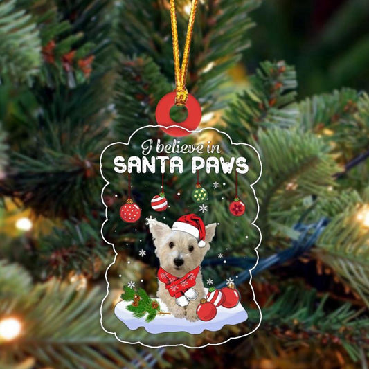 Dog Christmas Ornament, Weechon Christmas Ornament, Pet Christmas Ornaments