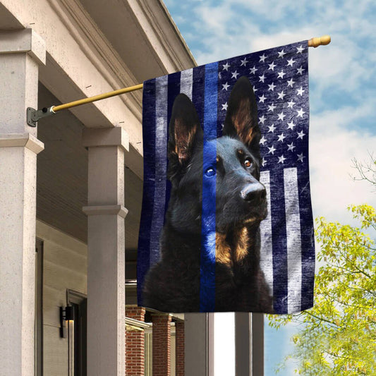 Dog Garden Flags, Amazing Police K9 Flag, Thin Blue Line Flag For Home Decorations, Dog Flags For House, Dog Owner Gift