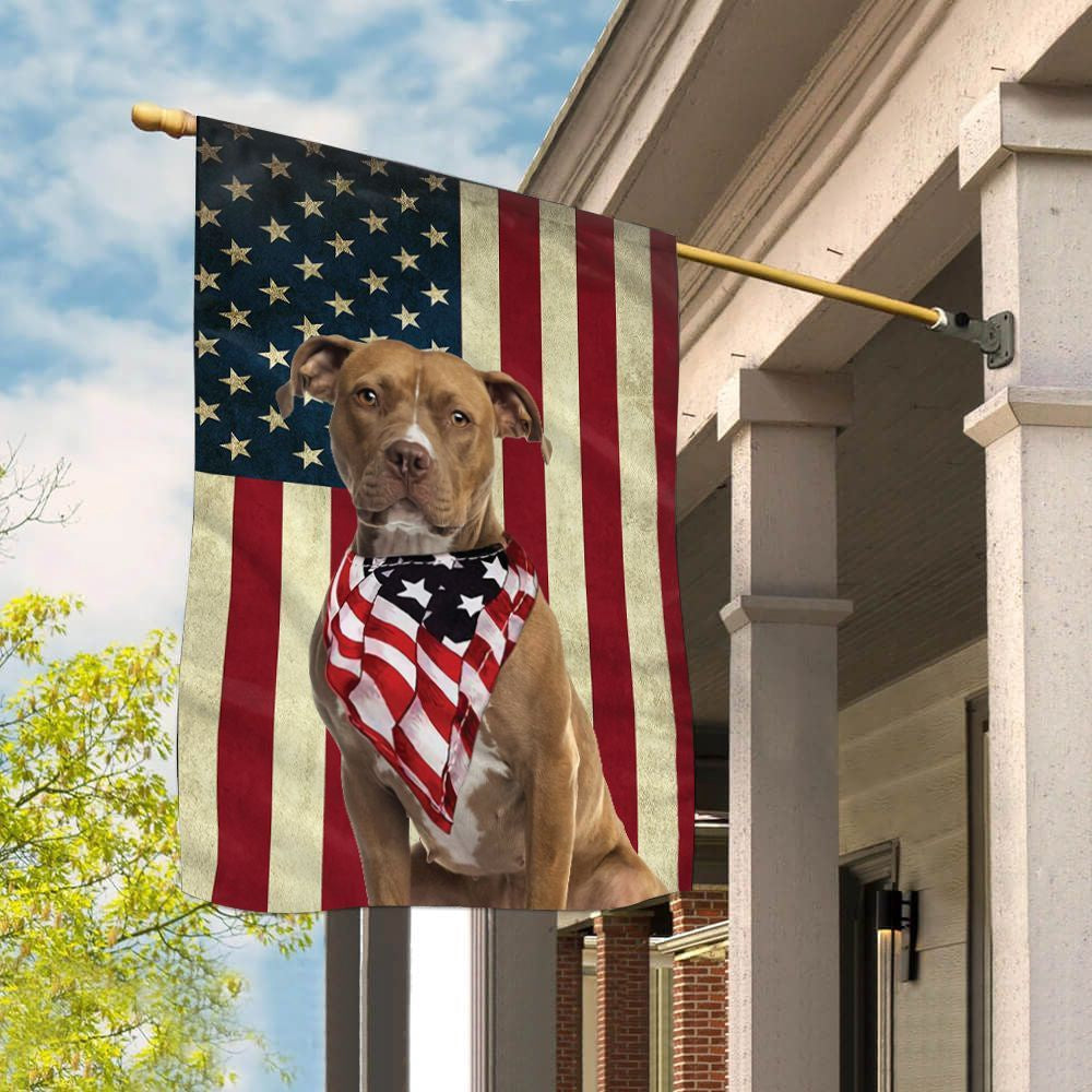 Dog Garden Flags, American Staffordshire Terrier House Flag, Dog Flags For House, Dog Owner Gift