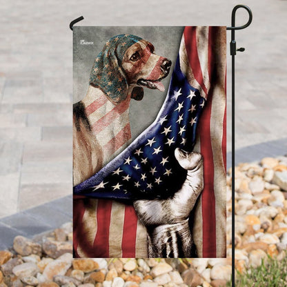 Dog Garden Flags, Beagle American US Flag, Dog Flags For House, Dog Owner Gift