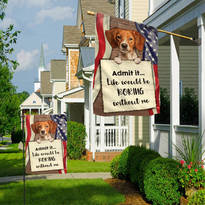 Dog Garden Flags, Brittany Spaniel Flag 2, Dog Flags For House, Dog Owner Gift