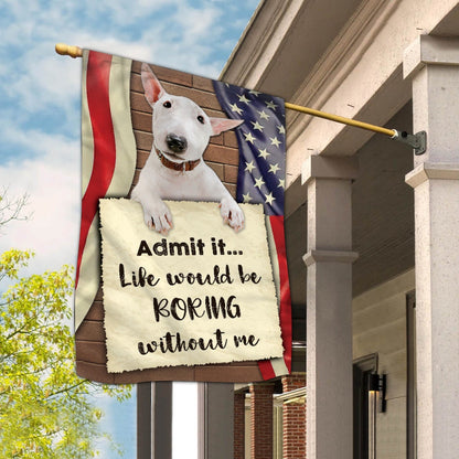 Dog Garden Flags, Bull Terrier House Flag 2, Dog Flags For House, Dog Owner Gift