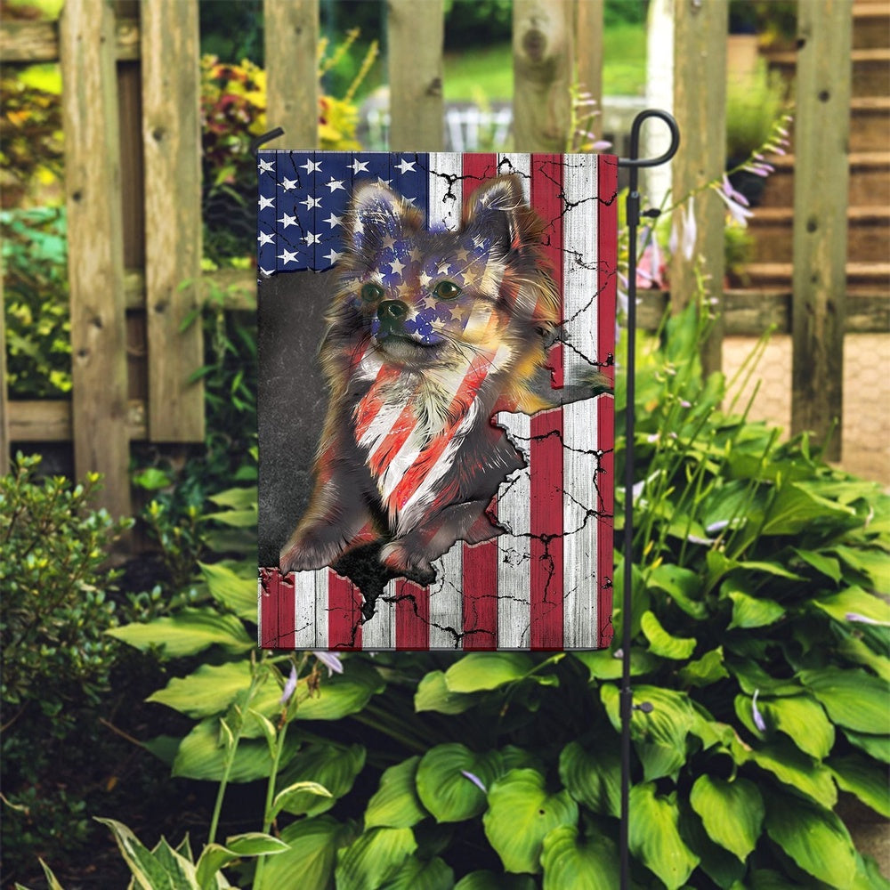 Dog Garden Flags, Chihuahua Usa House Flag, Dog Flags For House, Dog Owner Gift