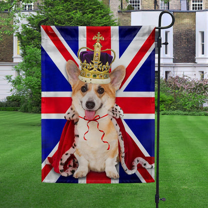 Dog Garden Flags, Corgi UK Flag Platinum Jubilee Corgi Dog Pet Lovers, Dog Flags For House, Dog Owner Gift