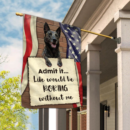 Dog Garden Flags, Dutch Shepherd Garden Flag, Dog Flags For House, Dog Owner Gift