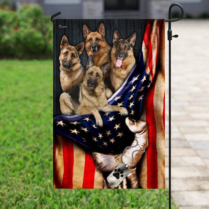Dog Garden Flags, German Shepherd Flag, Dog Flags For House, Dog Owner Gift