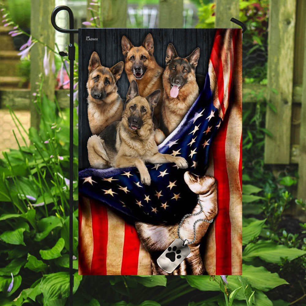 Dog Garden Flags, German Shepherd Flag, Dog Flags For House, Dog Owner Gift