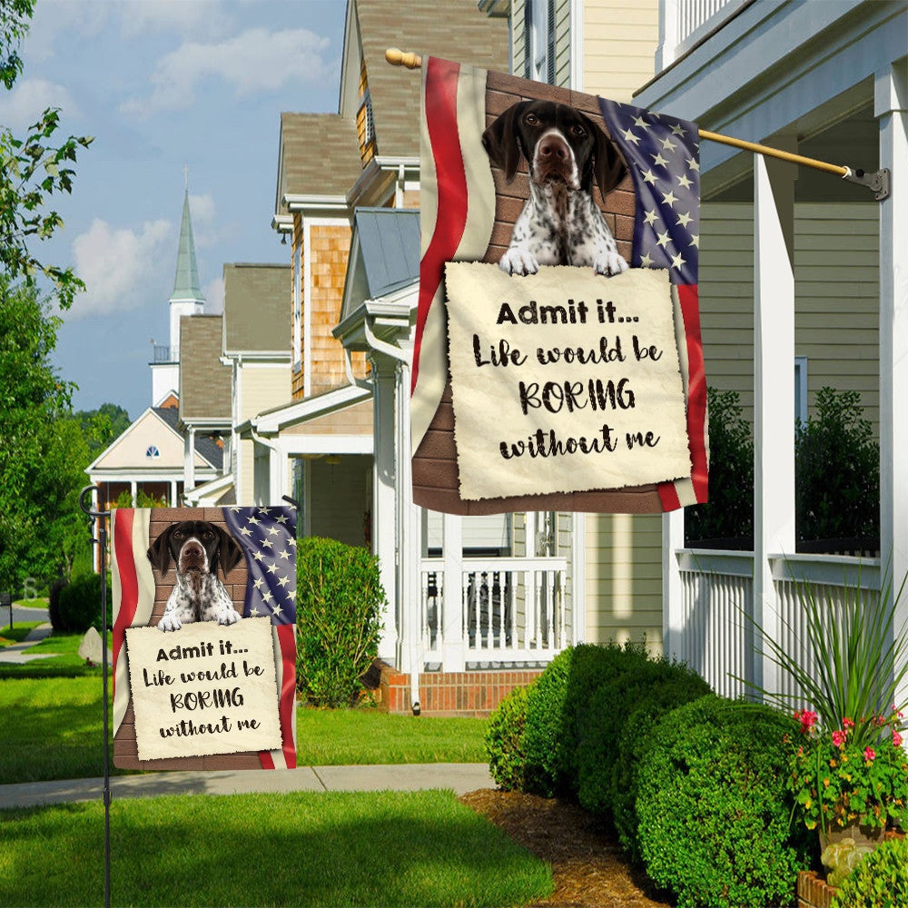 Dog Garden Flags, German Shorthaired Pointer Flag, Dog Flags For House, Dog Owner Gift