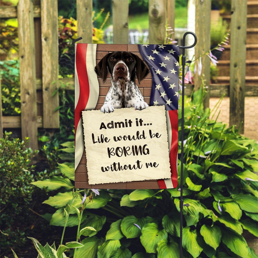 Dog Garden Flags, German Shorthaired Pointer Flag, Dog Flags For House, Dog Owner Gift