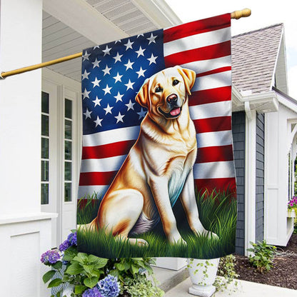 Dog Garden Flags, Labrador Retriever American Flags, Dog Flags For House, Dog Owner Gift