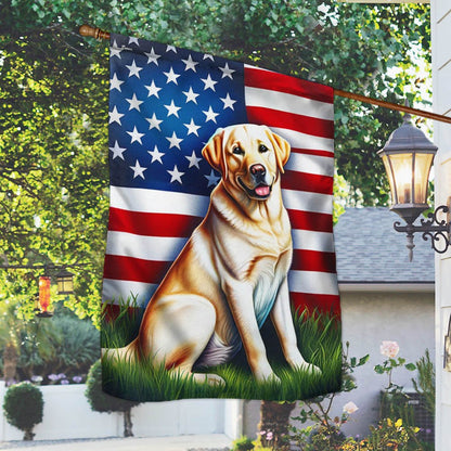 Dog Garden Flags, Labrador Retriever American Flags, Dog Flags For House, Dog Owner Gift