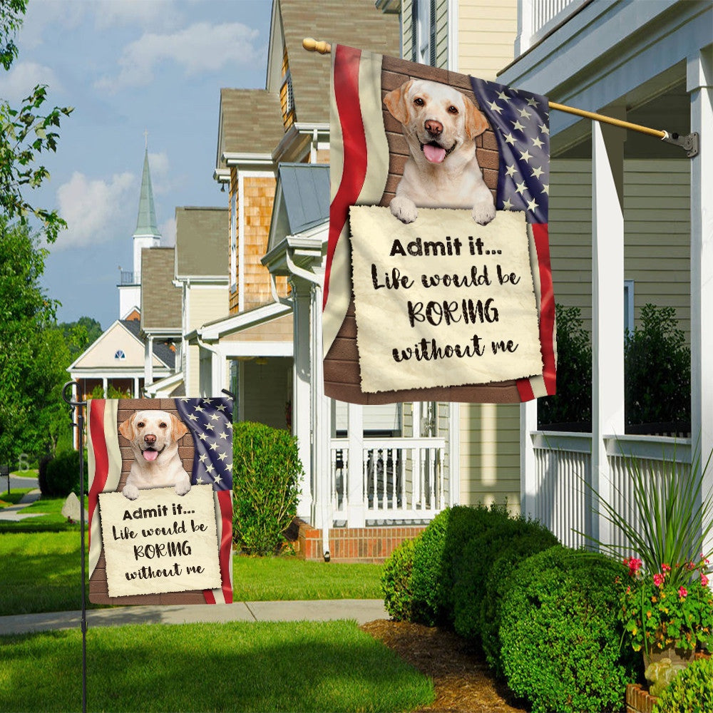 Dog Garden Flags, Labrador Retriever Flag 1, Dog Flags For House, Dog Owner Gift