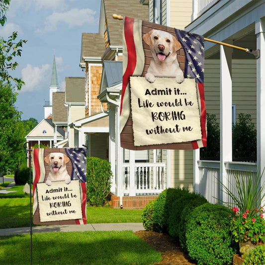 Dog Garden Flags, Labrador Retriever Flag 1, Dog Flags For House, Dog Owner Gift