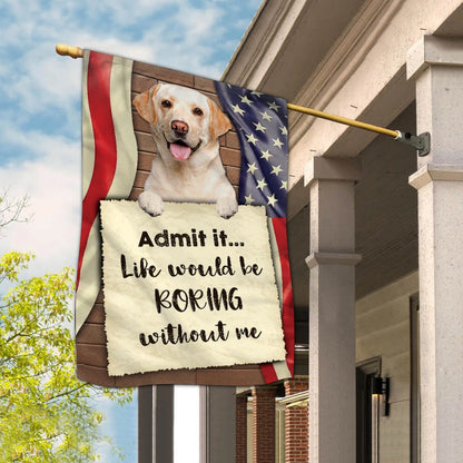 Dog Garden Flags, Labrador Retriever Flag 1, Dog Flags For House, Dog Owner Gift