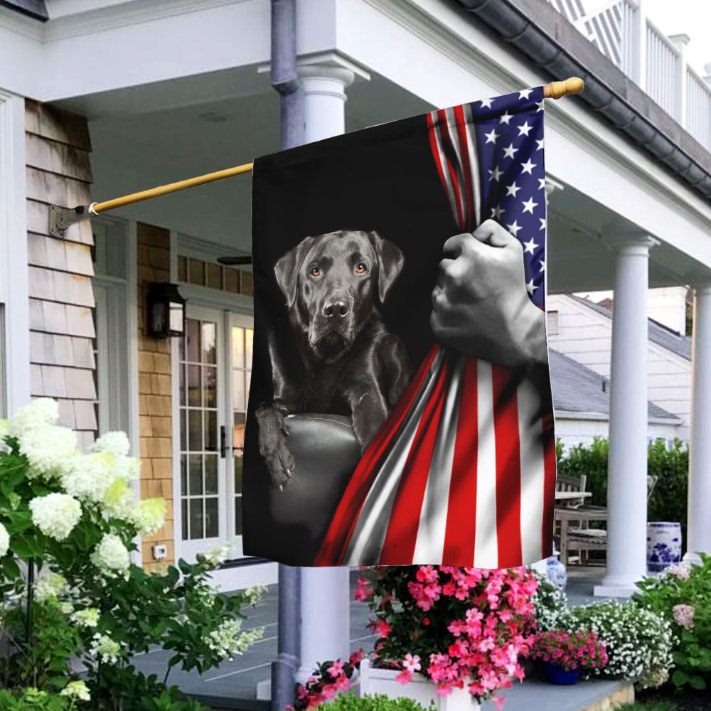 Dog Garden Flags, Labrador Retriever Lover American US Flag, Dog Flags For House, Dog Owner Gift