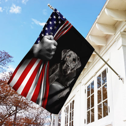 Dog Garden Flags, Labrador Retriever Lover American US Flag, Dog Flags For House, Dog Owner Gift