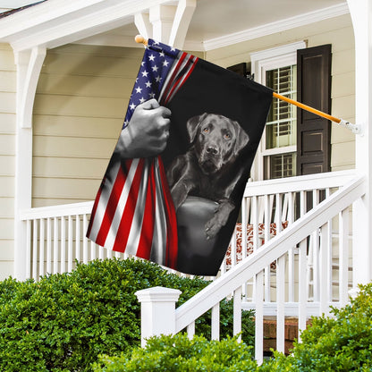 Dog Garden Flags, Labrador Retriever Lover American US Flag, Dog Flags For House, Dog Owner Gift