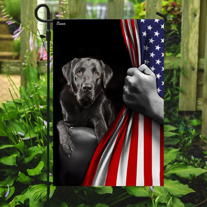 Dog Garden Flags, Labrador Retriever Lover American US Flag, Dog Flags For House, Dog Owner Gift