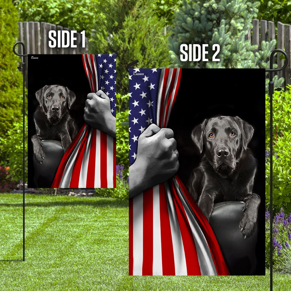 Dog Garden Flags, Labrador Retriever Lover American US Flag, Dog Flags For House, Dog Owner Gift