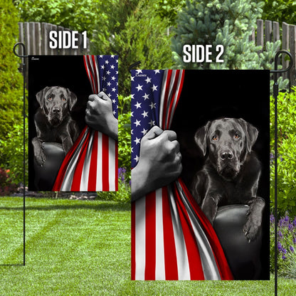 Dog Garden Flags, Labrador Retriever Lover American US Flag, Dog Flags For House, Dog Owner Gift