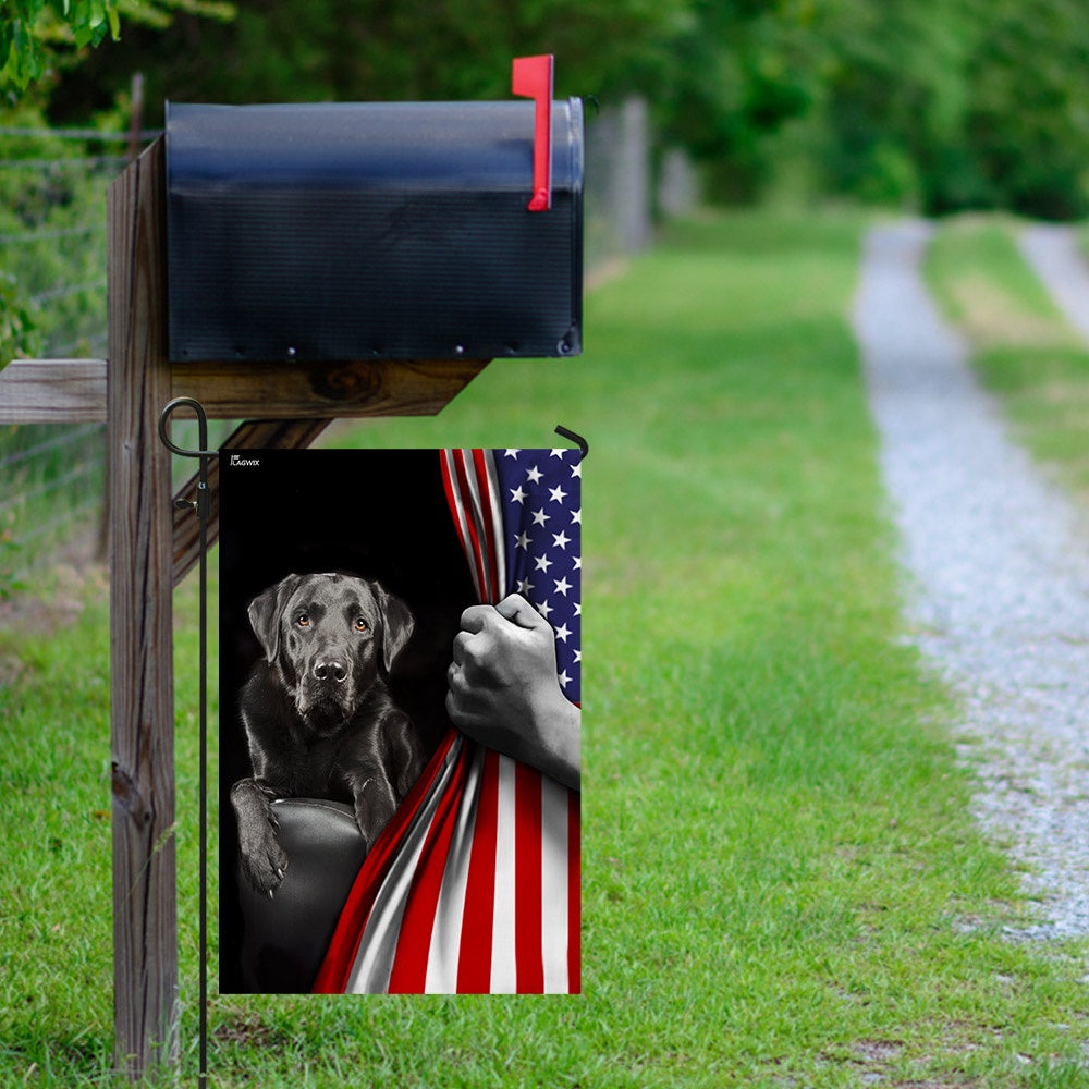 Dog Garden Flags, Labrador Retriever Lover American US Flag, Dog Flags For House, Dog Owner Gift