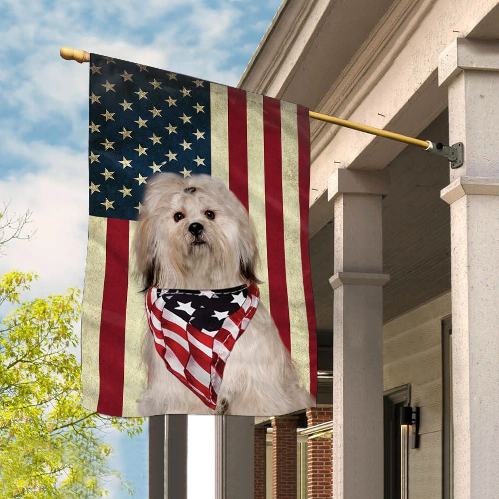 Dog Garden Flags, Lhasa Apso House Flag, Dog Flags For House, Dog Owner Gift