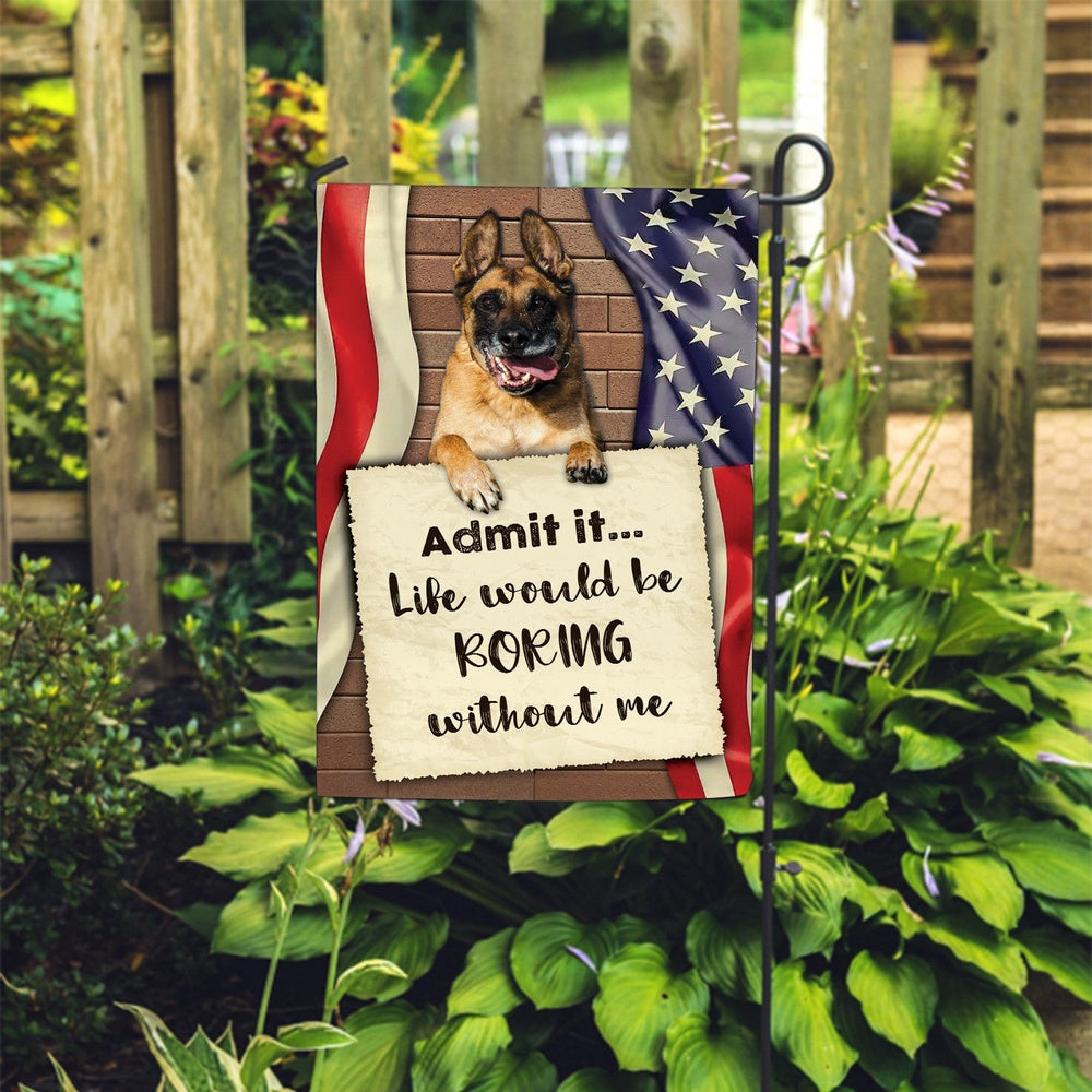 Dog Garden Flags, Malinois Garden Flag, Dog Flags For House, Dog Owner Gift