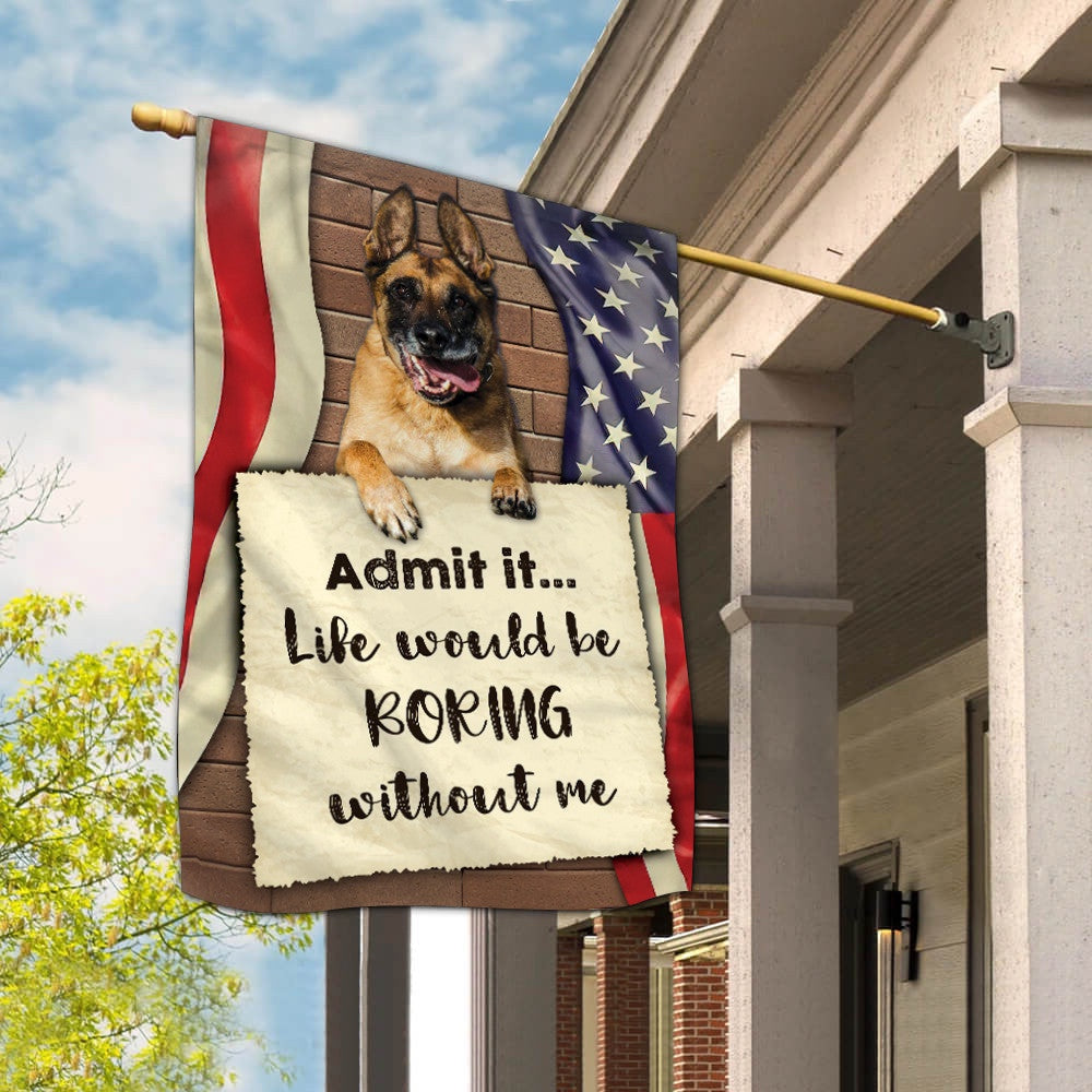 Dog Garden Flags, Malinois Garden Flag, Dog Flags For House, Dog Owner Gift