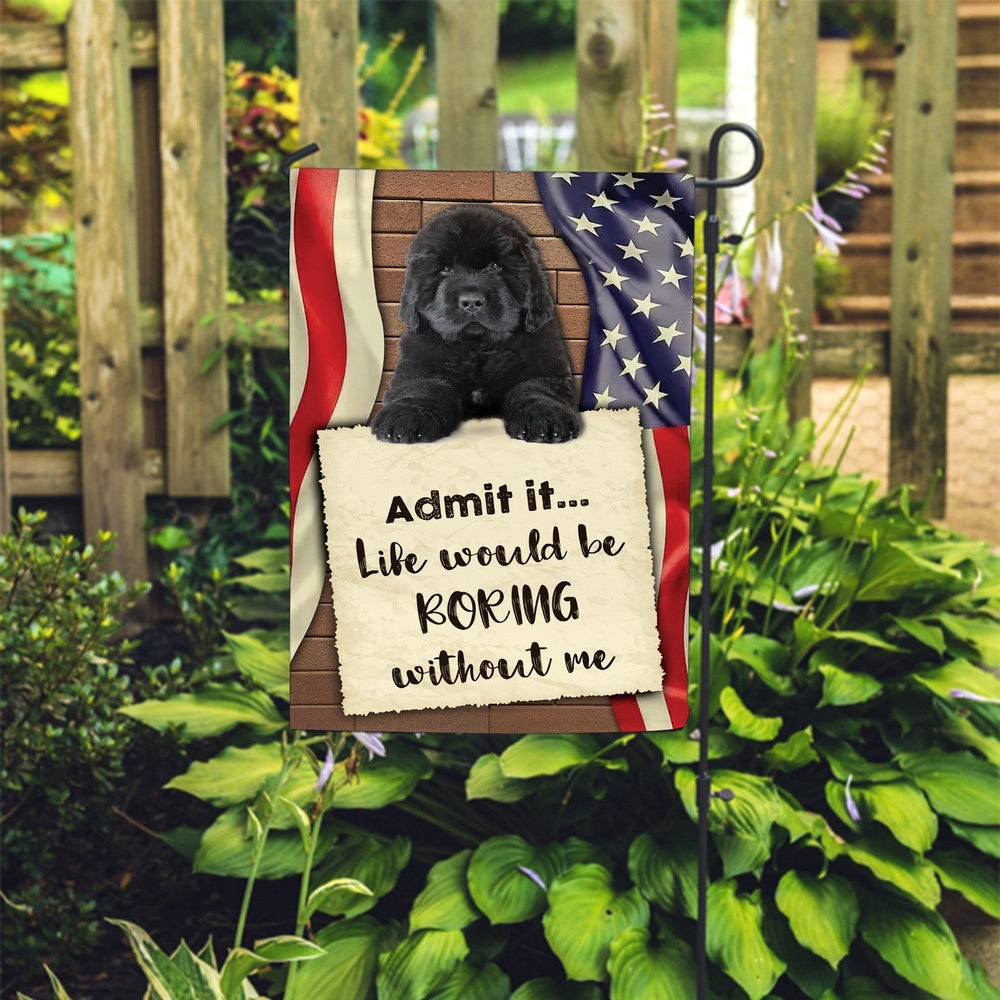 Dog Garden Flags, Newfoundland Flag 2, Dog Flags For House, Dog Owner Gift