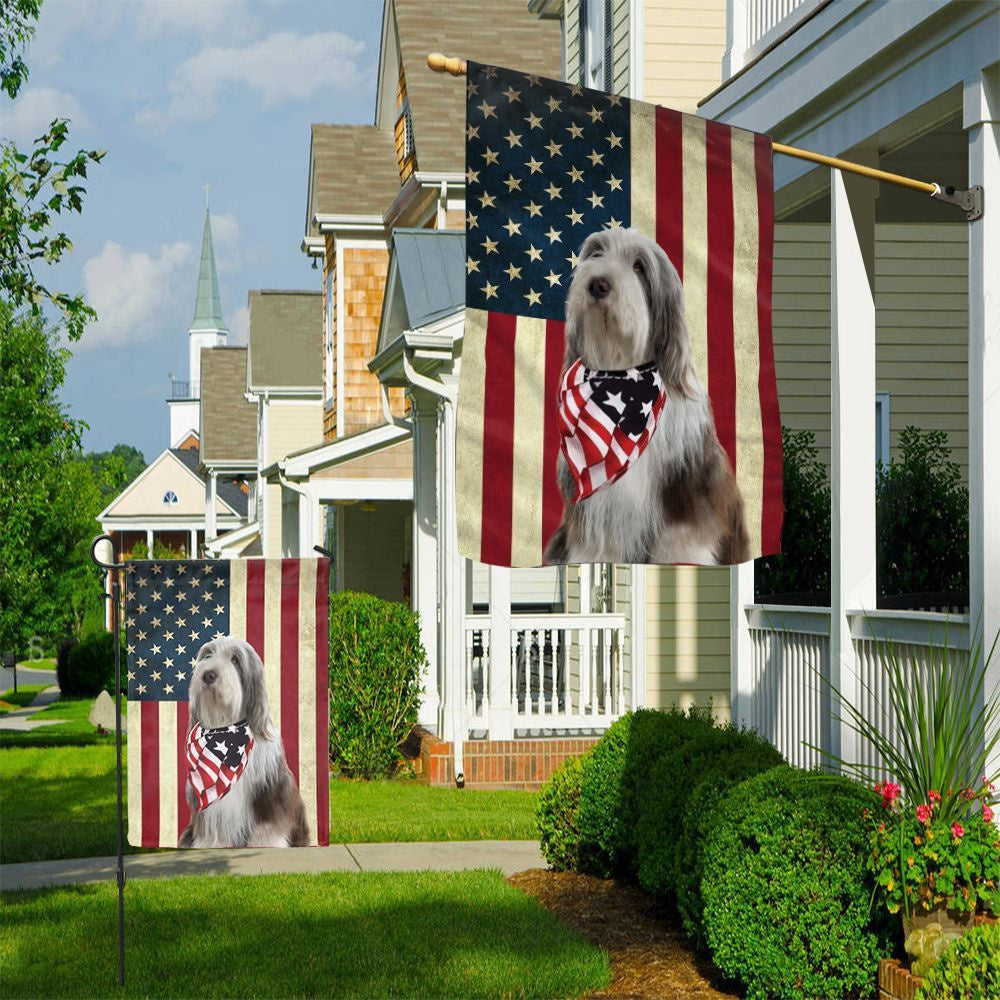 Dog Garden Flags, Old English Sheepdog Flag, Dog Flags For House, Dog Owner Gift