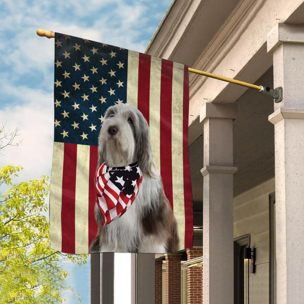 Dog Garden Flags, Old English Sheepdog Flag, Dog Flags For House, Dog Owner Gift