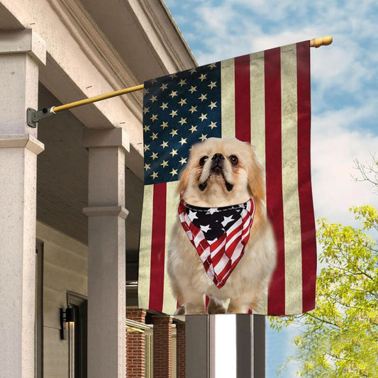 Dog Garden Flags, Pekingese House Flag, Dog Flags For House, Dog Owner Gift